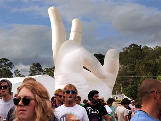 Giant White Hand